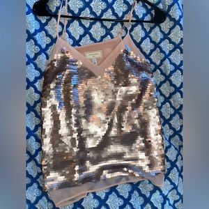 Anthropologie / moulinette soeurs sequin Tank Top Size 2